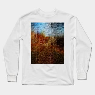 Color Abstract 3D Design Pattern Long Sleeve T-Shirt